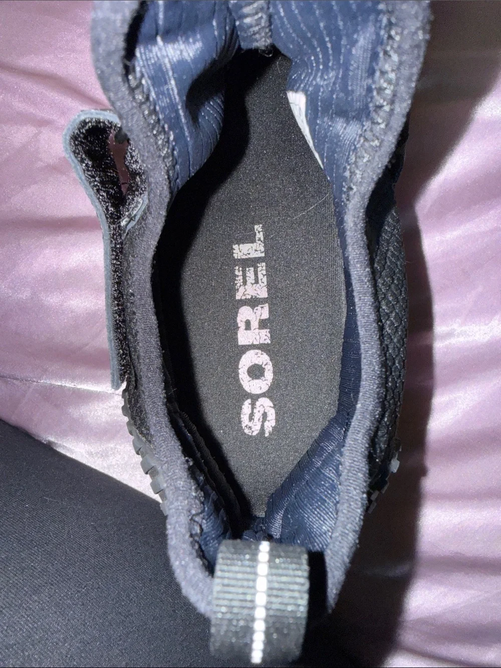 Sorel Kinetic Black Sneakers Size 10.5
